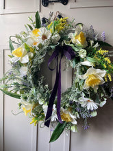 Load image into Gallery viewer, “ELLA” spring faux wreath
