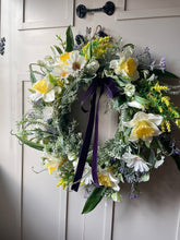 Load image into Gallery viewer, “ELLA” spring faux wreath
