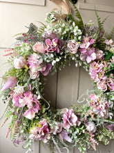 Load image into Gallery viewer, “ANGEL GARDEN” faux wreath  (FREE P&amp;P)
