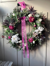 Load image into Gallery viewer, “TILLY” faux Christmas wreath free uk shipping
